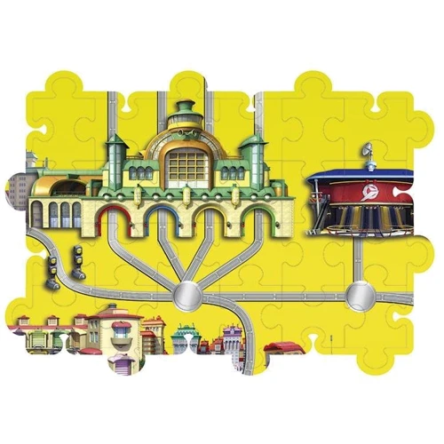 Паровозик Брюстер Chuggington з механічною функцією та пазлом (EU890302)