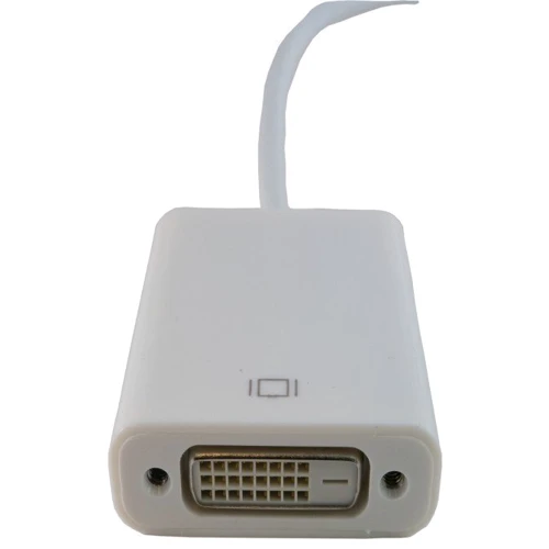 Адаптер ExtraDigital Adapter Apple Mini DisplayPort to DVI 0.15m White (KBD1677): Колір білий