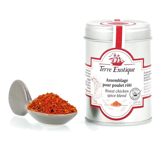 Суміш спецій Terre Exotique для смаженої курки 70 г (3760063327496)