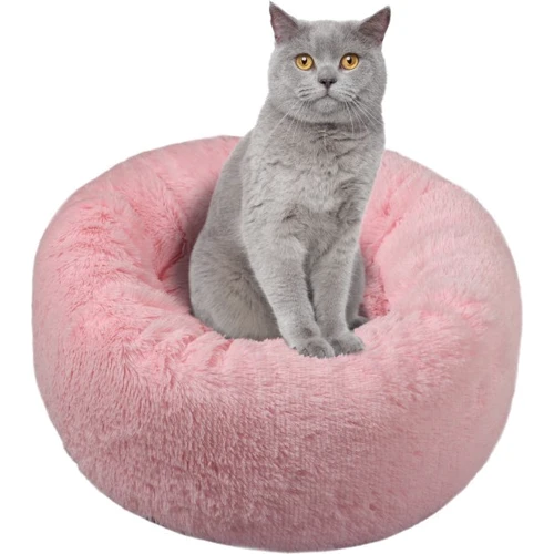 Лежак Red Point Donut зі знімною подушкою світло-рожевий d 50 см (ЛК.01.Т.33.68.000) фото 5