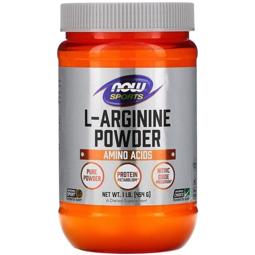 Now Foods L-Arginine Powder L-Аргінін порошок 454 г (Спорт)