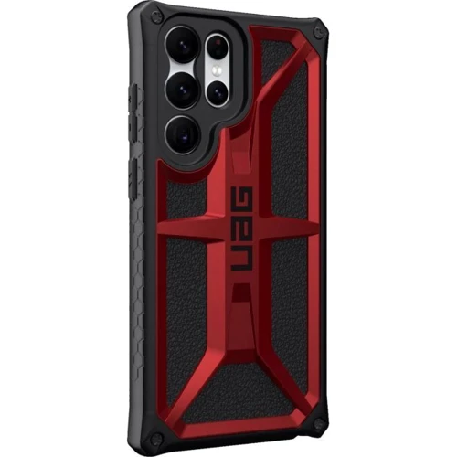 Аксессуар для смартфона Urban Armor Gear UAG Monarch Crimson (213441119494) for Samsung S908 Galaxy S22 Ultra: Пленка в комплекте нет