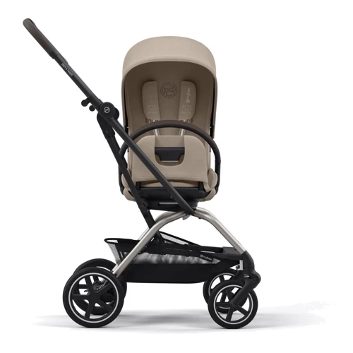 Прогулянковий візок Cybex Eezy S Twist+ 2 TPE B Almond Beige (524000127): Ширина шасі 45 см