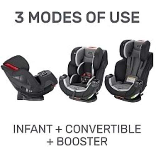 Автокресло Evenflo Symphony ELITE Apex (от 2,2 до 49,8 кг) (032884194513): Крепление Isofix есть