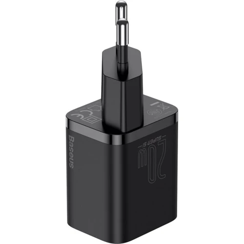 Зарядное устройство Baseus USB-C Wall Charger Super Si 20W Black (CCSUP-B01): Кабель в комплекте отсутствует