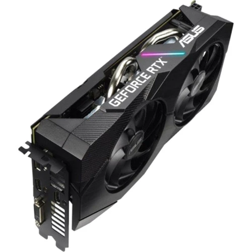 Відеокарта ASUS GeForce RTX 2060 OC 6G GDDR6 Dual-Fan EVO Videocard (DUAL-RTX2060-06G-EVO): Обсяг пам'яті, Гб 6