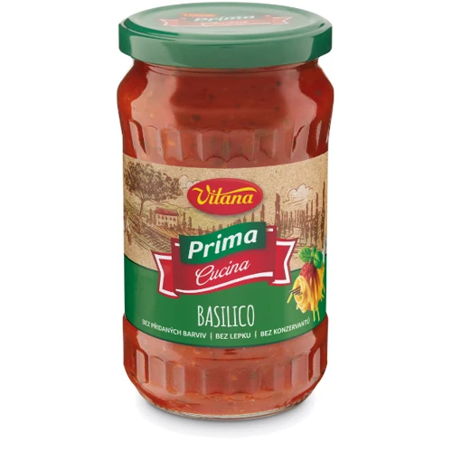 Соус Vitana Basilico 350 г (8593837266845)