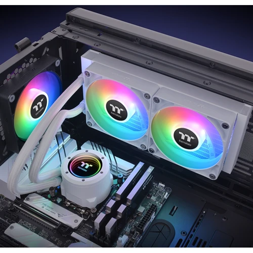 Кулер Thermaltake TH240 V2 ARGB Sync Snow Edition (CL-W364-PL12SW-A): Тип підшипника гидродинамический