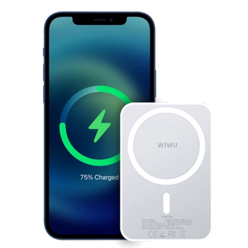 Зовнішній акумулятор WIWU Power Bank 5000mAh MagSafe Wireless Charger 15W White (SC5000A): Сила струму на виході, A 3