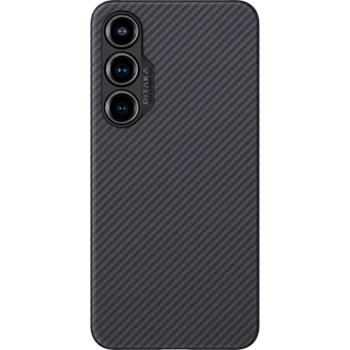 Чохол для телефона Pitaka MagEZ Case 4 Twill Black/Grey (KS2401S) для Samsung S926 Galaxy S24 Plus