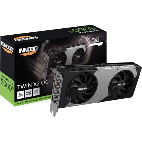 Видеокарта INNO3D GeForce RTX 5060 Ti 8GB TWIN X2 OC (N506T2-08D7X-193075N)