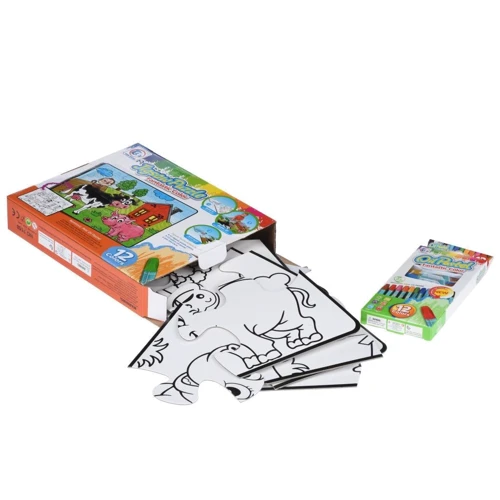 Пазл-розмальовка Same Toy Ферма