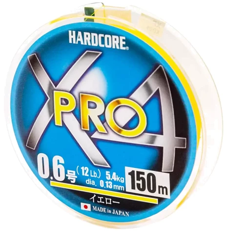 Duel Hardcore X4 PRO 150m 0.13mm 5.4kg # 0.6