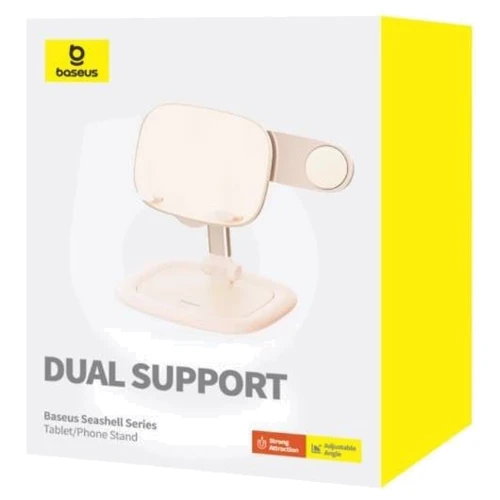 Держатель Baseus Desk Holder Seashell Pink (B10451501211-00) for Apple iPhone 16 I 15 I 14 I 13 I 12 series and iPad фото 7