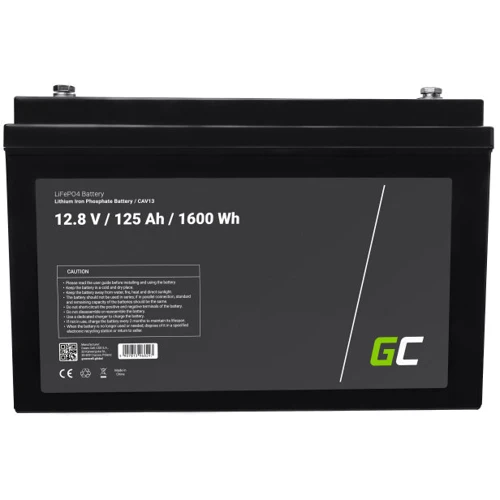 Green Cell CAV13 LiFePO4 12.8V 125Ah 1600Wh: Тип Аккумулятор