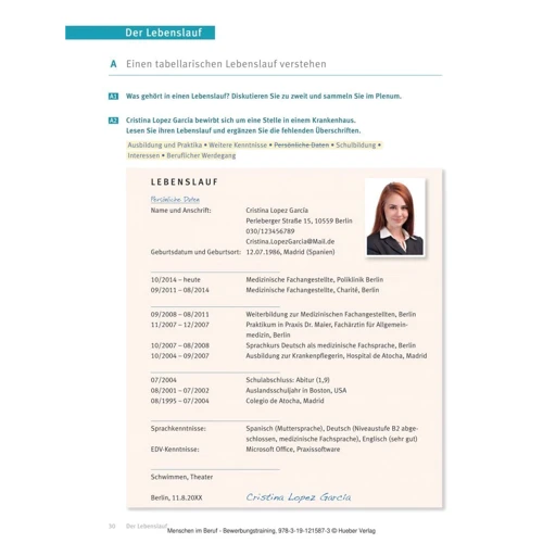 Menschen im Beruf: Bewerbungstraining A2+/B1 mit Audio-CD фото 6