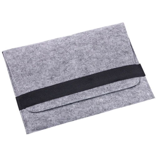 Gmakin Cover Envelope With Rubber Band Grey (GM15-15) for MacBook Pro 15/Pro 16: Цвет серый (Space Gray)