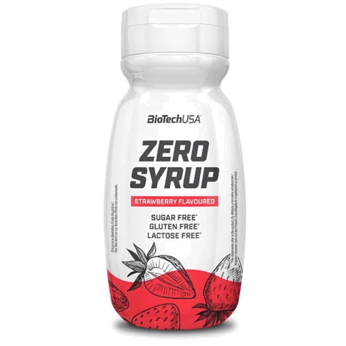 BioTech Zero Syrup 320 ml Strawberry
