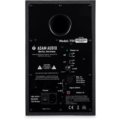 Студійний монітор ADAM AUDIO T5V: Тип твітера Купольный