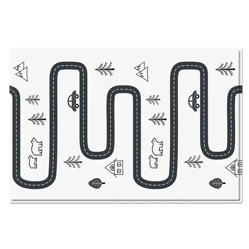 Коврик BabyCare Nordic Trails Morning Fog W/arrows (2100X1400X13 мм)