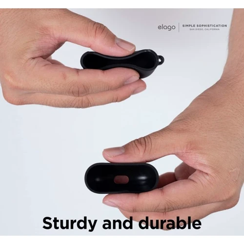 Чехол для наушников Elago Liquid Hybrid Case Black (EAP3RH-BK) for Apple AirPods 3 фото 5
