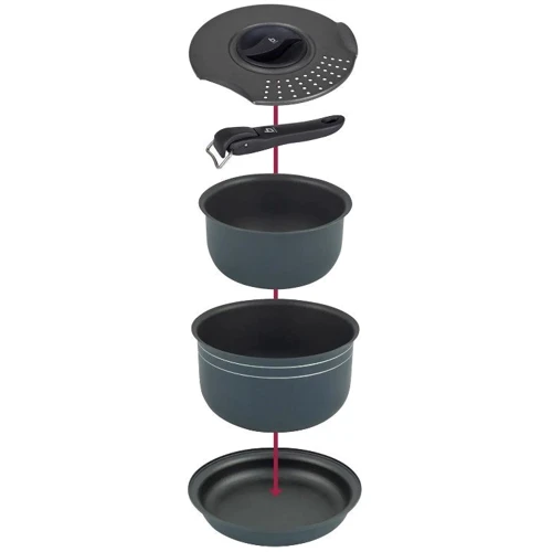 Набір посуду Bo-Camp Trekking 5 Pieces Anthracite (2300351) (DAS302118) фото 8