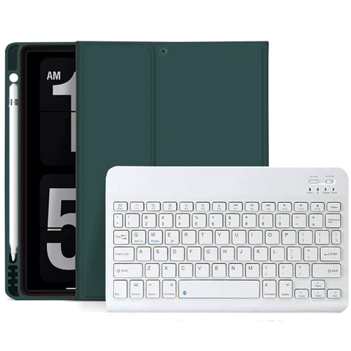 Аксессуар для iPad BeCover Case Smart Keyboard Dark Green for iPad Air (2020-2025) (711395): Особенности Приятен на ощупь, Удобно держать в руке, трансформируется в подставку, Стильный дизайн, отделение для стилуса