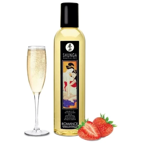Масажне масло Shunga Romance - Sparkling Strawberry Wine (250 мл): Тип Масло