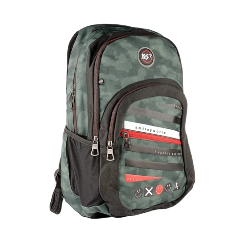 Рюкзак молодежный YES T-85 Smiley World Military boy (558285)