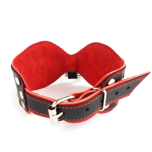 Нашийник із натуральної шкіри Art of Sex - Collar Butterfly