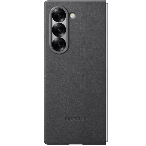 Чехол для телефонов Epik Leather Case Gray for Samsung F956 Galaxy Fold 6: Материал искусственная кожа и TPU (термополиуретан)