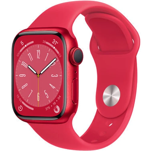 Apple Watch Series 8 41mm GPS (PRODUCT) RED Aluminum Case with (PRODUCT) RED Sport Band (MNP73, MNUG3) Approved Витринный образец