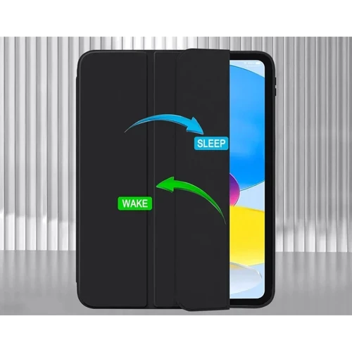 Аксессуар для iPad BeCover Tri Fold Soft TPU with Pencil mount Black for iPad Pro 12.9 (2020-2022) (711115): Особенности Складывается в подставку, отделение для стилуса, Приятен на ощупь, Надежная защита от царапин и загрязнений, Стильный внешний вид, Стильный дизайн, Удобно держать в руке, режим автопробуждения/сна