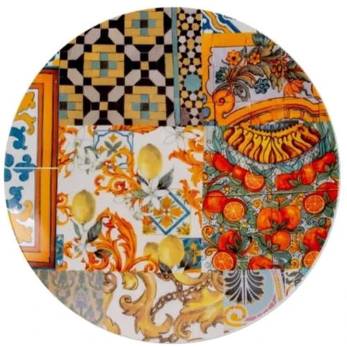 Набор посуды Dor Amie 4 предмета тарелка 25 см, тарелка 20 см, глубокая тарелка 20 см, салатник 15 см (925-065)