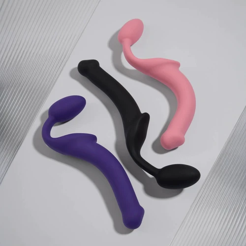 Безремневой страпон Strap-On-Me Rose S, полностью регулируемый