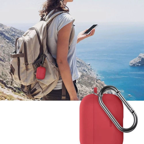 ESR Bounce Protective Silicone Case Red (4894240146057) for Apple AirPods 3 фото 7