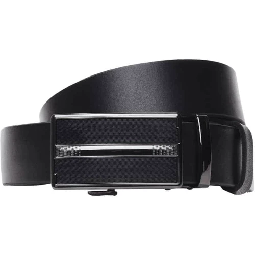 Чоловічий ремінь Borsa Leather чорний (br-115vgenav1)