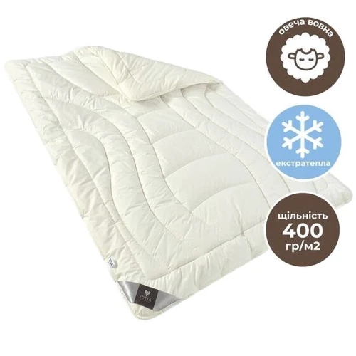 Одеяло IDEIA Wool Premium зимнее шерсть 200х220 см (4820182656699)