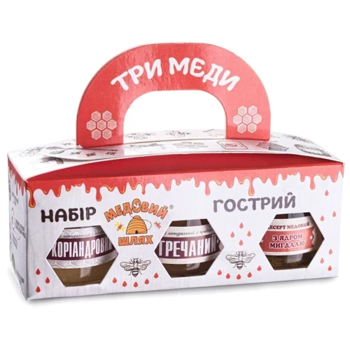 Набір Медовий Шлях Три меди - Гострий (4820191810303) фото 1