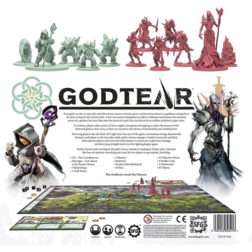 Настільна гра Steamforged Games Ltd Godtear Eternal Glade Starter Set - Nia - The Crystalmancer / Morrigan - Lich Queen od Frozen Wastes: Виробник Steamforged Games Ltd