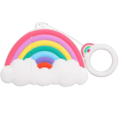 Чохол для навушників TPU Case Rainbow for Apple Airpods