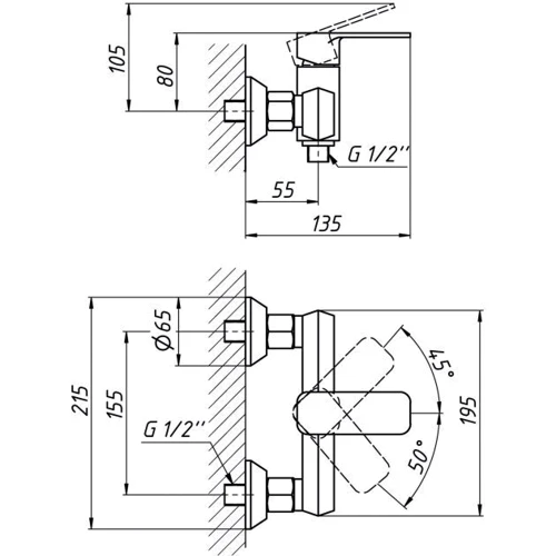 Q-tap Pivonka 4013102C: Вид смесителя Однорычажный