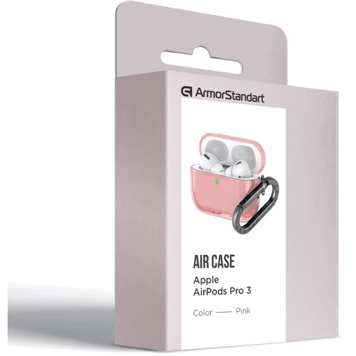Чохол ArmorStandart Air Case Pink для Apple Airpods Pro 3 (ARM88306)