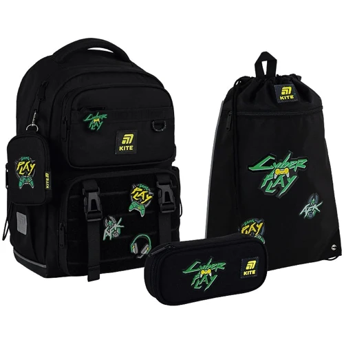 Набор Kite рюкзак + пенал + сумка для обуви 1022 CyberGame (SET_K25-1022M-2)