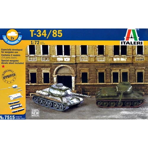 Модель Italeri Танк Т-34/85 2 шт. (IT7515)