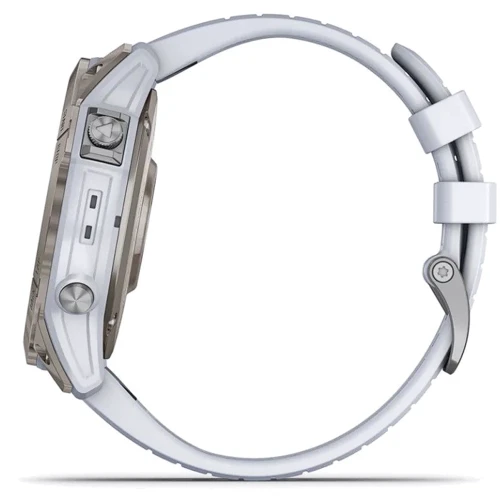 Смарт-часы Garmin Epix Pro (Gen 2) 51mm Sapphire Titanium with Whitestone Band (010-02804-11): Особенности С сапфировым стеклом, С большой автономностью, Водонепроницаемые, MP3-плеер, Бесконтактная оплата
