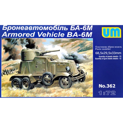 Модель Unimodels Бронеавтомобиль БА-6М (UM362)
