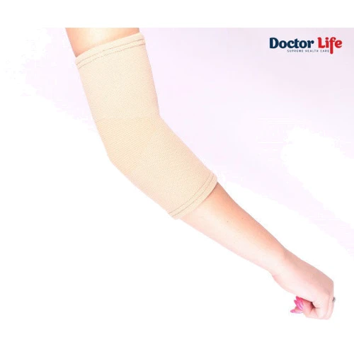 Бандаж ліктьового суглоба Doctor Life розмір L бежевий (EL-05): Ступінь фіксації Еластична
