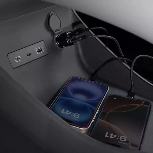 Зарядное устройство Proove Car Charger USB+USB-C Flash with Cable 30W Black (CCFC30111201) фото 6