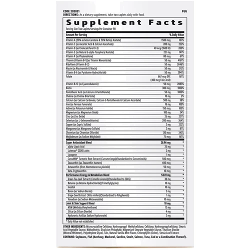 GNC Women's Multivitamin Active, 90 Caplets (CN550): Тип Мультивитамины